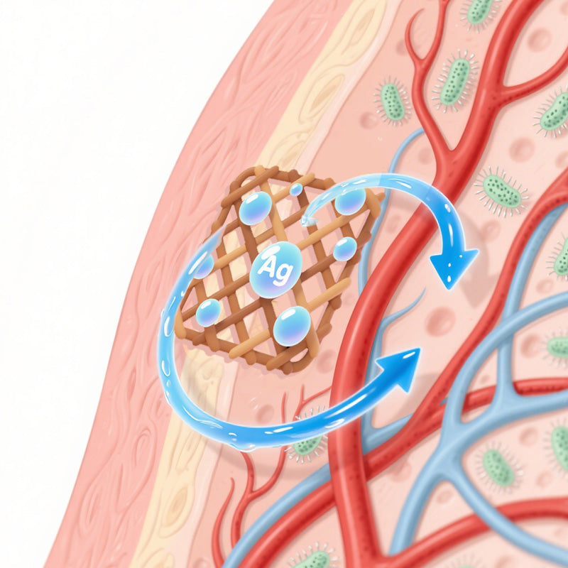 Conkote® ConkoAg-Nano-Silver Medical Antibacterial Dressing 10cm X 15cm