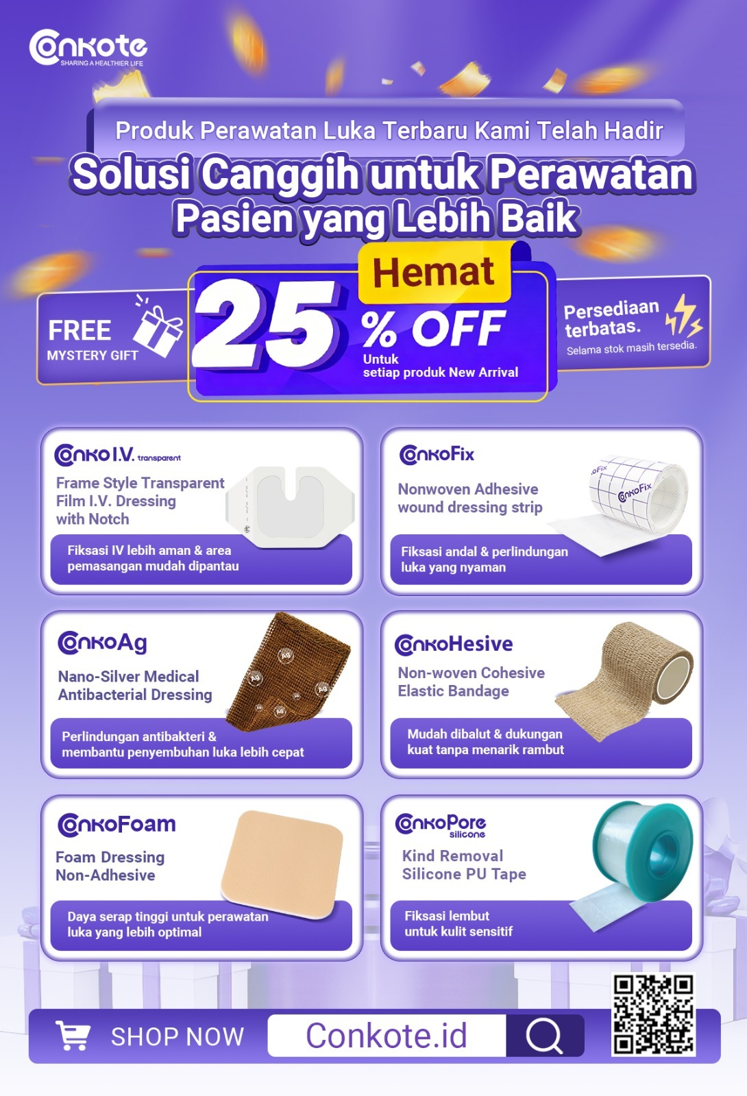 SPESIAL NEW ARRIVAL: DISKON 25% + FREE GIFT! ⚡🎁