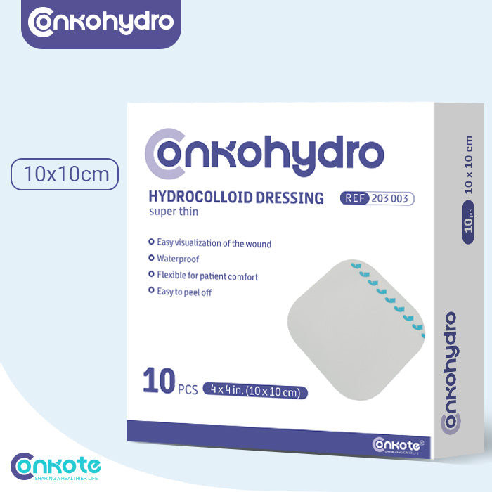 Conkote® ConkoHydro-Hydrocolloid Dressing super thin 10cm X 10cm