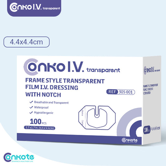 Conkote® ConkoI.V Transparent-Frame Style Transparent Film I.V.Dressing 4.4cm X 4.4cm