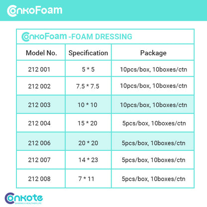 Conkote® ConkoFoam-Foam Dressing Non-adhesive 15cm X 20cm