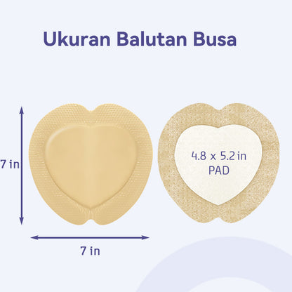 Conkote® ConkoSil-Foam Dressing Silicone Adhesive Border (Sacrum) 18cm X 18cm