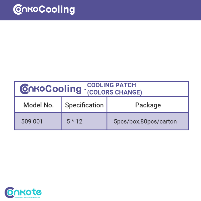 🎉New Product Launch Pre-Order🎉 Conkote® Conkote - Conkocooling Patch (Color Change)