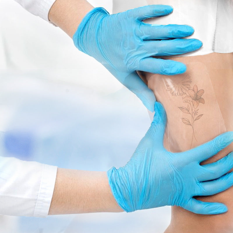 Frame Sytle Tranaparent Film I.V. Dressing with notch 6cm x 7cm