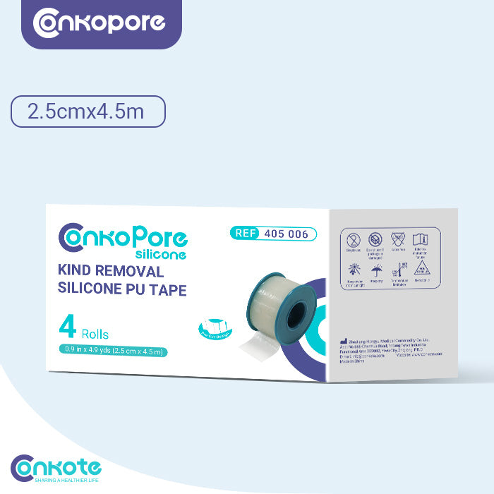 Conkote® ConkoPore Silicone-Silicone tape  2.5cm x 4.5m