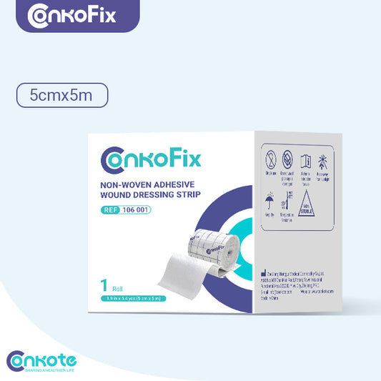 Conkote® ConkoFix-Non-woven Adhesive Wound Dressing Strip 5cm X 5m