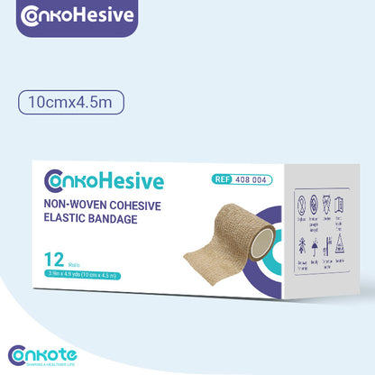 Conkote® ConkoHesive - Non-woven Cohesive Elastic Bandage 10cm X 4.5m