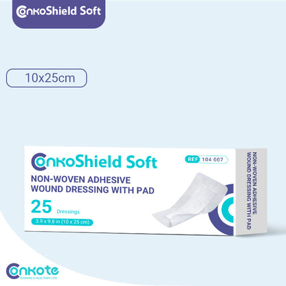 Conkote® ConkoShiled - Non-woven Adhesive Wound Dressing with Pad 10cm X 25cm