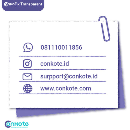 Conkote® ConkoFix - Transparent Film Strip 10cm X 5m